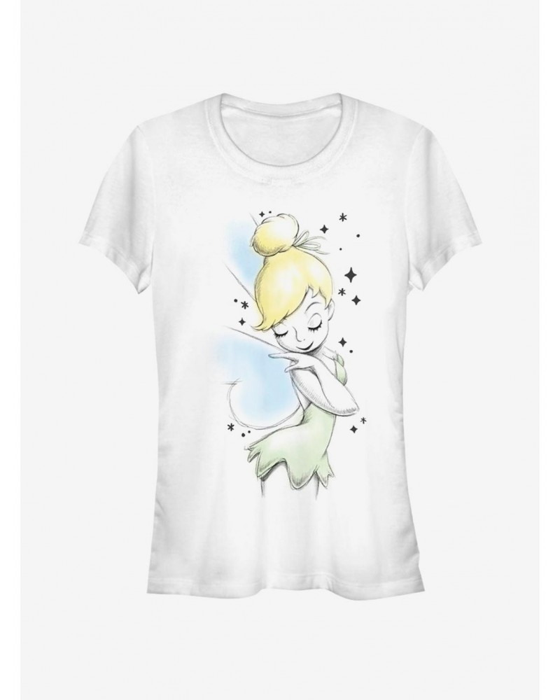 Disney Peter Pan Tinker Bell Sketch Girls T-Shirt $7.97 T-Shirts