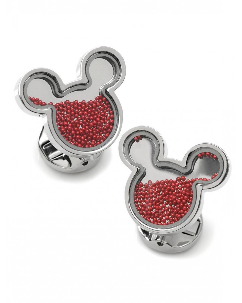 Disney Mickey Mouse Red Caviar Bead Cufflinks $72.92 Cufflinks