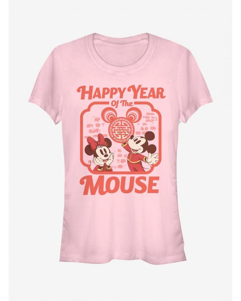Disney Mickey Mouse Happy Mouse Year Girls T-Shirt $7.72 T-Shirts